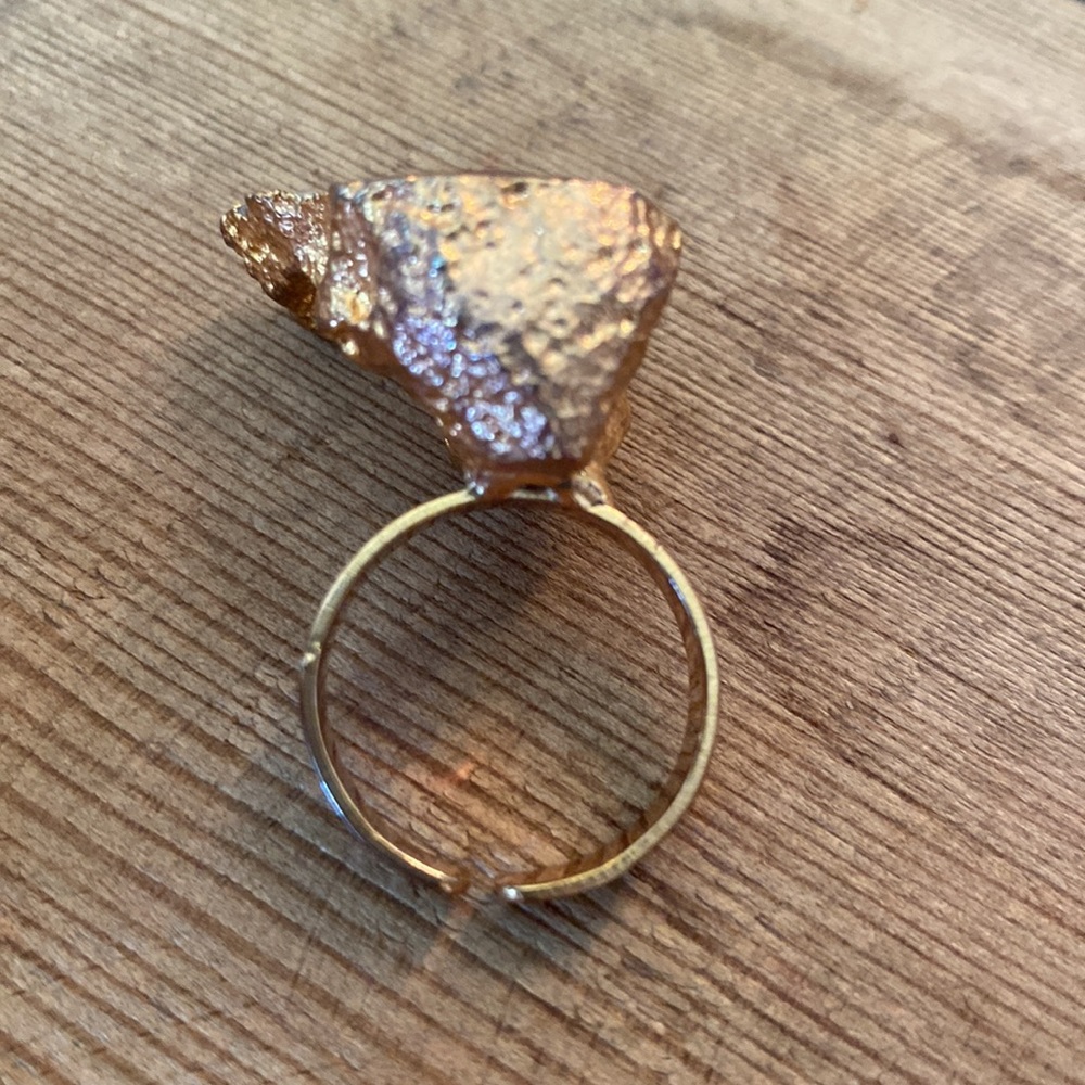Adjustable Geode Ring - Picture 3 of 5